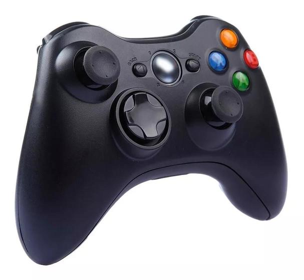 Imagem de Controle Sem Fio Compatível com Xbox 360/PC Similar com LED e Vibração