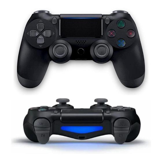 Imagem de Controle Sem Fio Compativel Ps 4 Pc Gamer Joystick Manete Bluetooth Led