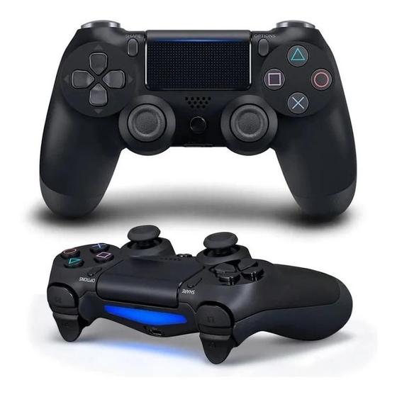 Imagem de Controle sem fio Joystick Wireless Ps'4ª Geração PC e TV Smart console Nova Geração 2024 Doubleshock Sensibilidade 