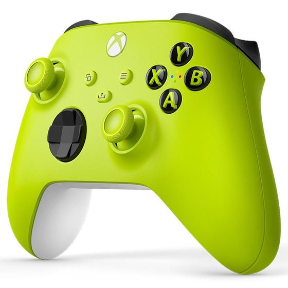 Imagem de Controle Sem Fio Microsoft Xbox Series S X One Pc Eletric Volt Verde - QAU-00067