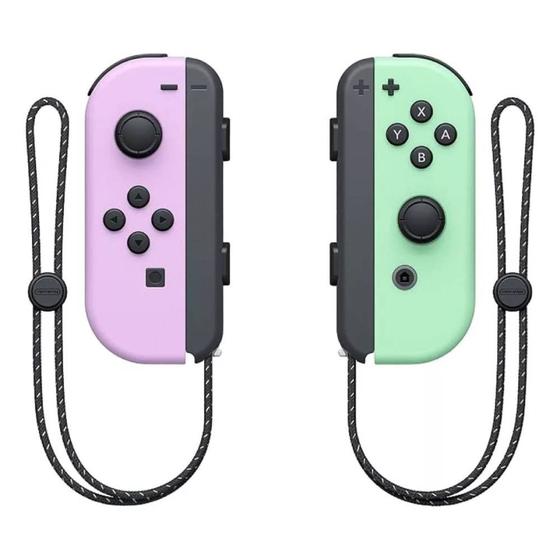 Imagem de Controle Sem Fio Nintendo Switch Joy-Con Roxo E Verde Pastel