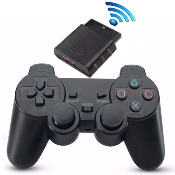 Imagem de Controle sem fio para play 2 ps2 - Gamepad