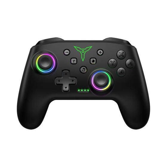 Imagem de Controle Sem Fio Switch Pro - Joystick com Dupla Vibração - Compatível com Switch OLED e Lite