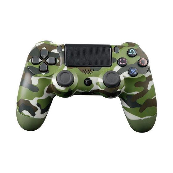 Imagem de Controle Sem Fio Wireless Camuflado Verde compatível com Vídeo Games, Consoles, PC, Smart TV e celulares, conexão estável, precisão e conforto