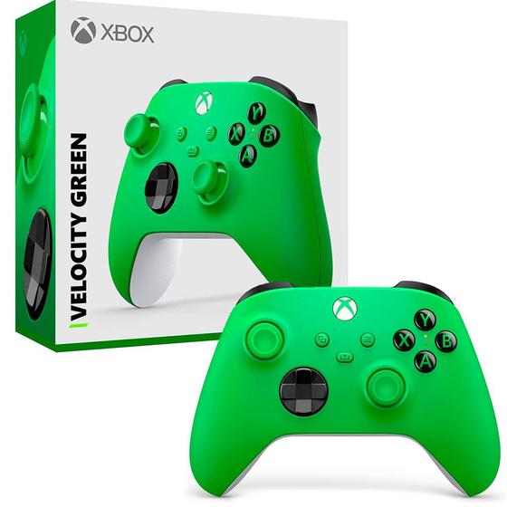 Controle Sem Fio Xbox Series Velocity Green - QAU-00090 Menor preço em Controle Sem Fio Xbox Series Velocity Green - QAU-00090