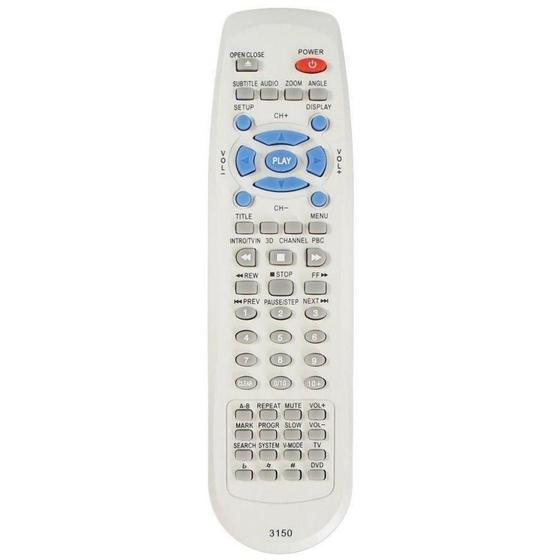 Imagem de Controle Semp TCL Dvd 3150 Dvd Toshiba