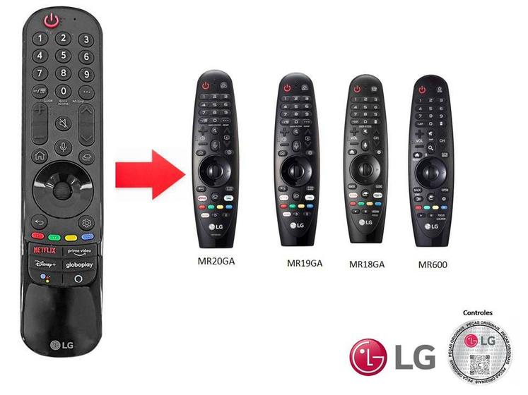 Imagem de Controle Smart Magic LG An-mr18ba P/tv Oled55b8ssc - C/nf