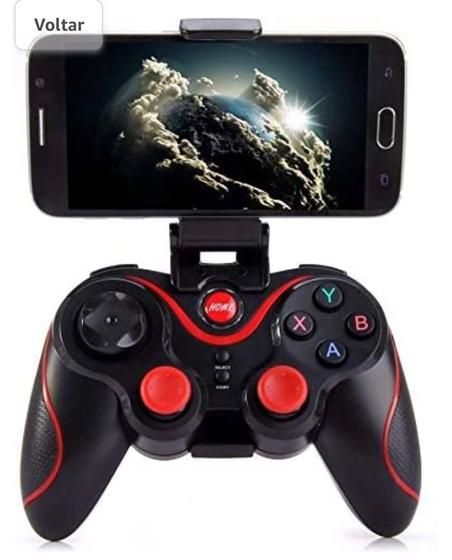 Imagem de Controle Suporte De Celular Game Bluetooth Pc Ios Android