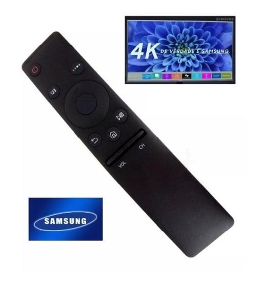 Imagem de Controle Tv 4k Original Samsung 96a Qn55q6fam Qn55q6famgxzd Hdr1000 Q6f 2017 Manual Bn68-07911a-01