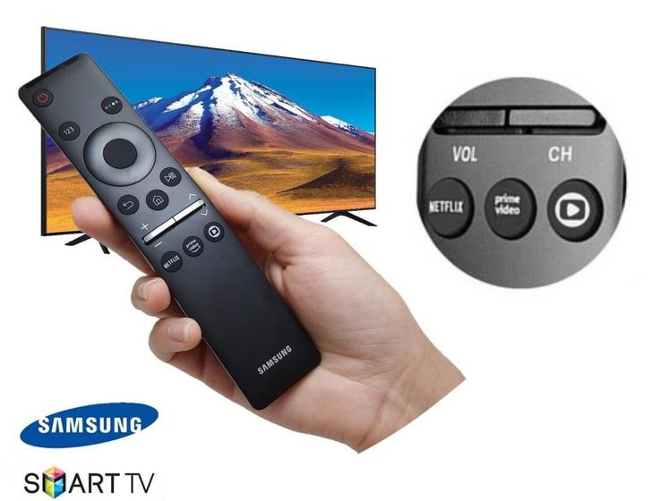 Imagem de Controle Tv Remoto Samsung Smart Tv 4k Linha Ru7100 2019 Original BN59-01310A