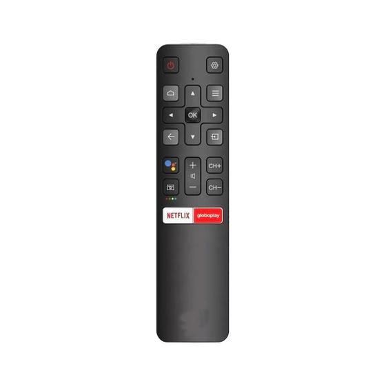 Imagem de Controle Tv Tcl 4K C6Us Com Netflix E Globoplay C6 Rc802V