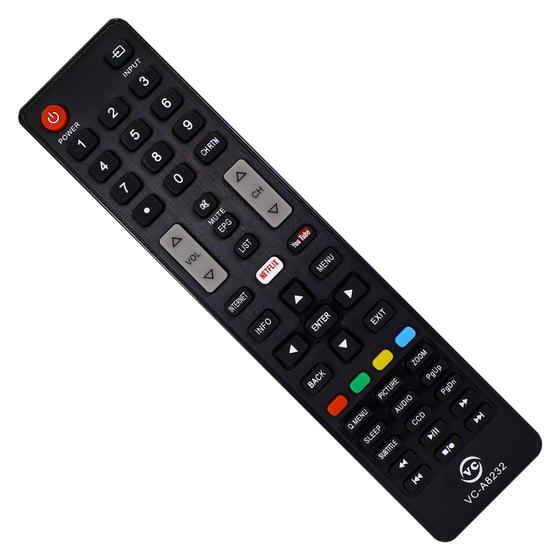 Imagem de Controle Tv Toshiba Compatível Ct-6770 Botão Youtube Netflix