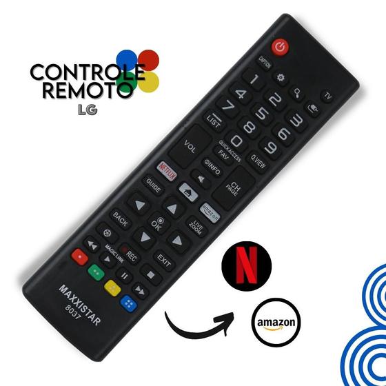 Imagem de Controle Universal - Smart Tecla Netflix e Amazon - 8037 - Nybc