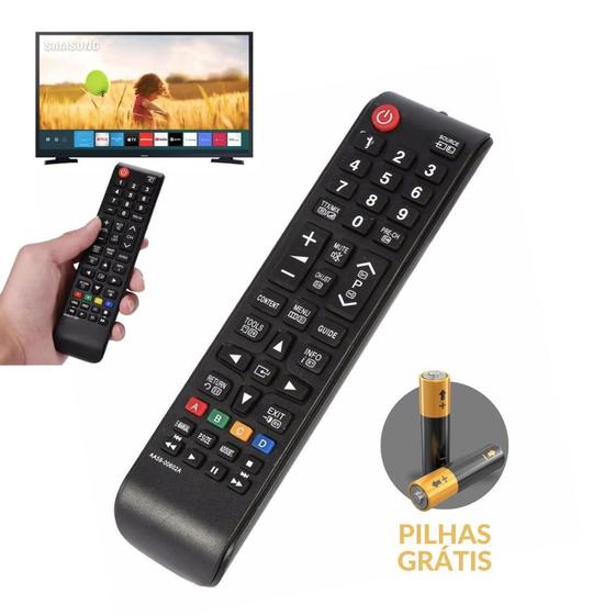 Controle Universal Tv Samsung Tecla Futebol E Pilhas Extras - Fss Variedades Imagem de Controle Universal Tv Samsung Tecla Futebol E Pilhas Extras