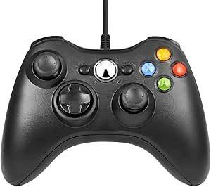 Imagem de Controle Usb compatível Xbox 360 Computador Notebook Preto