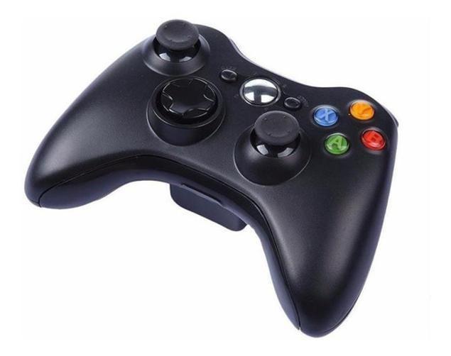 Imagem de Controle Video Game Compatível com Xbox 360 Sem Fio Wireless Slim Joystick