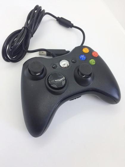 Imagem de Controle Xbox 360 Com Fio E Pc Slim Joystick