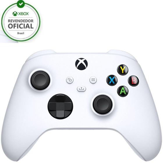 Imagem de Controle Xbox One e Series Robot White Branco