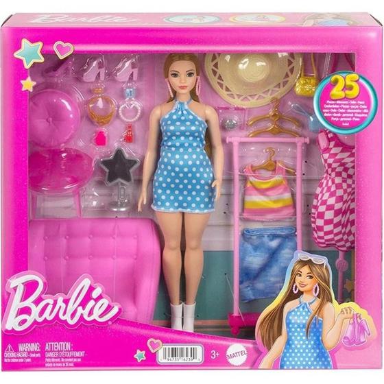 Imagem de Conunto Barbie Fashion Guarda-Roupa de Moda Mattel