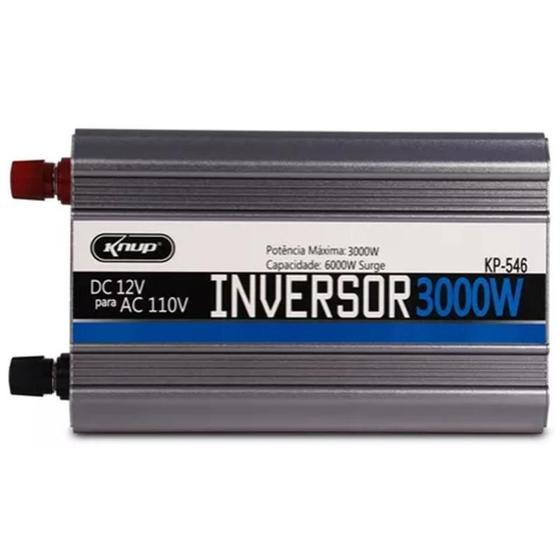 Imagem de Conversor 12V Pra 110V 3000W Inversor Para Ligar Notebook