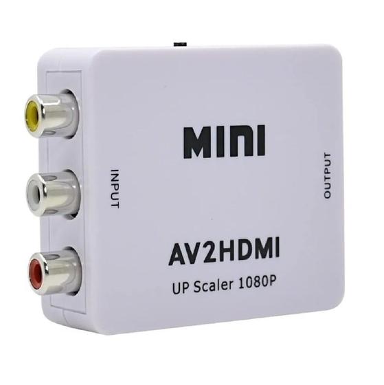 Conversor Adaptador Av2Hdmi - Av X HDMI Menor preço em Conversor Adaptador Av2Hdmi - Av X HDMI