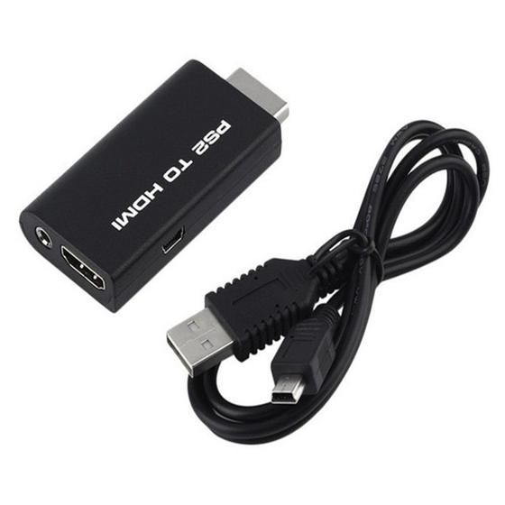 Conversor Adaptador P/ Hdmi Playstation 2 Ps2 Plug and Play T&Z Adaptadores Magazine Luiza