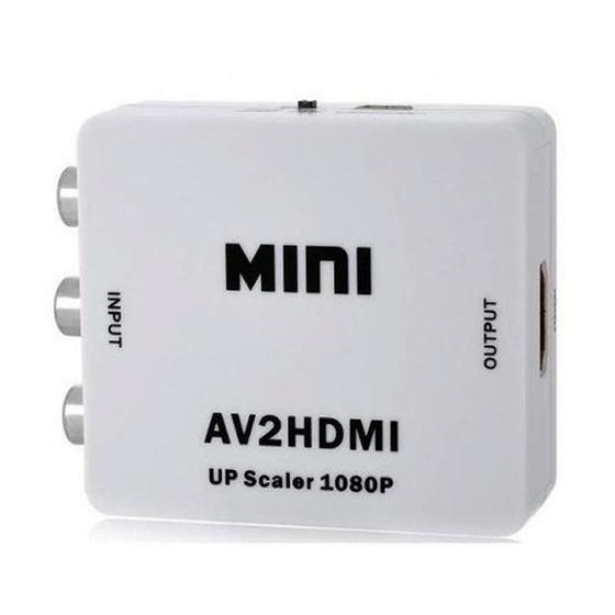 Imagem de Conversor Adaptador Video 3 Rca Av para Hdmi