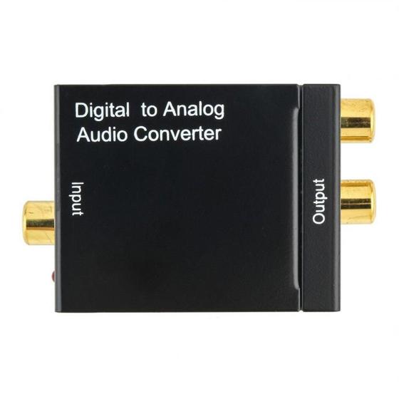 Imagem de Conversor Áudio Óptico Digital Coaxial Rca Analógico