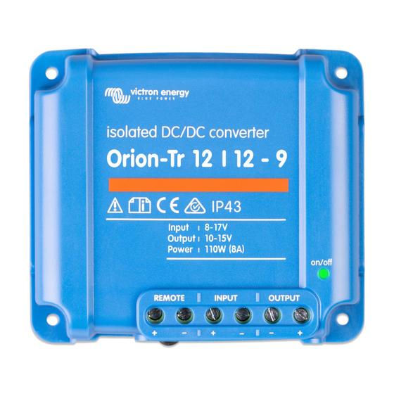 Imagem de Conversor DC para DC Victron Energy Orion-Tr 12V/12V 9A 110W