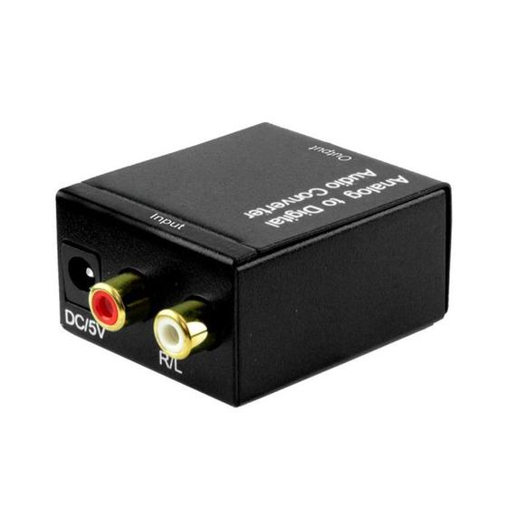 Conversor de Áudio Analógico para Digital Entrada RCA X Saída Digital 075-0865 - Pix Imagem de Conversor de Áudio Analógico para Digital Entrada RCA X Saída Digital 075-0865 - Pix