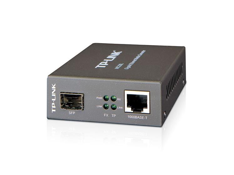 Imagem de Conversor de Mídia TP-LINK MC220L Fibra Óptica Gigabit 10/100/1000Mbps Multi Modo/Modo único