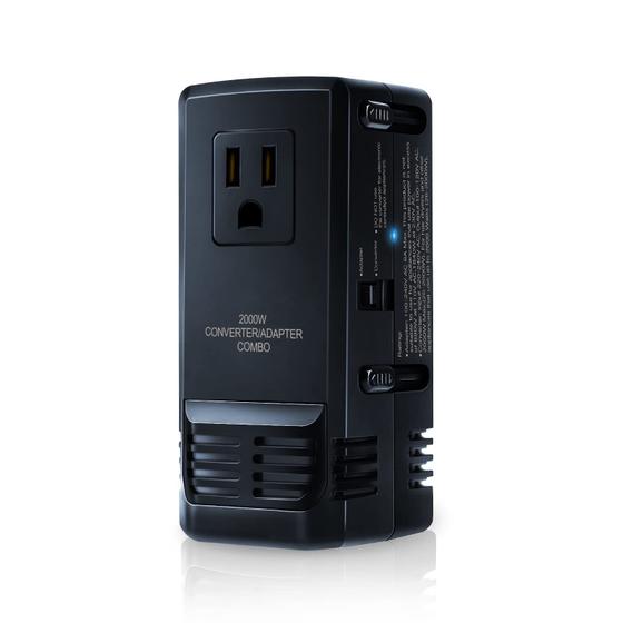 Imagem de Conversor de Tensão FUNPRO 2000W - 220V para 110V com Adaptador