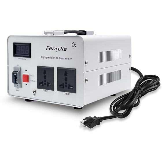 Conversor de Tensão YVQVNDF 800W - 220V para 110V Imagem de Conversor de Tensão YVQVNDF 800W - 220V para 110V