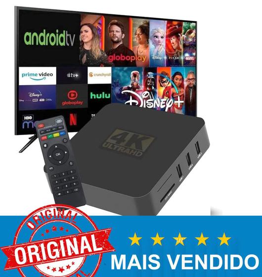 Conversor Digital Tv Smart Android 4K 5G Menor preço em Conversor Digital Tv Smart Android 4K 5G