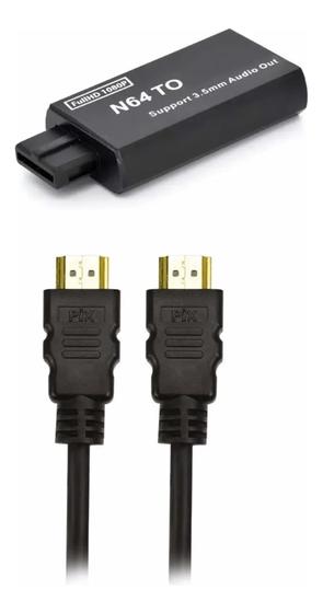 Imagem de Conversor Hdmi Compatível Com Super Nintendo Nintendo 64 N64 Gamecube + Cabo HDMI