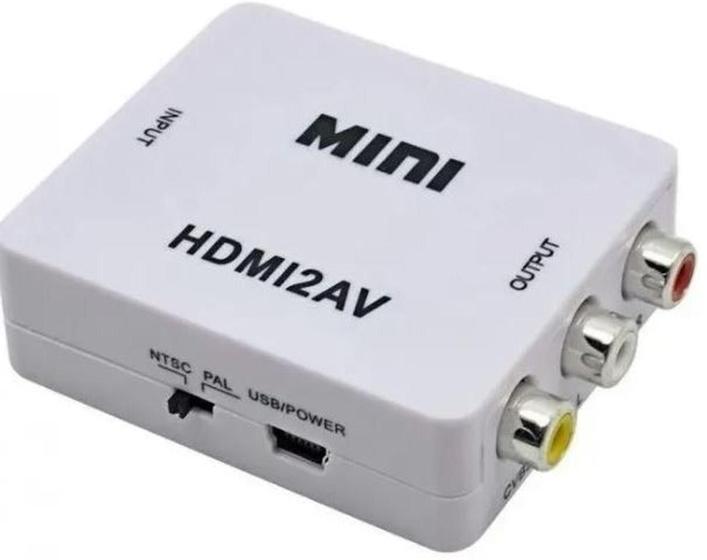 Imagem de Conversor Hdmi P/  AV Rca 3rca HDMI2AV - Full HD