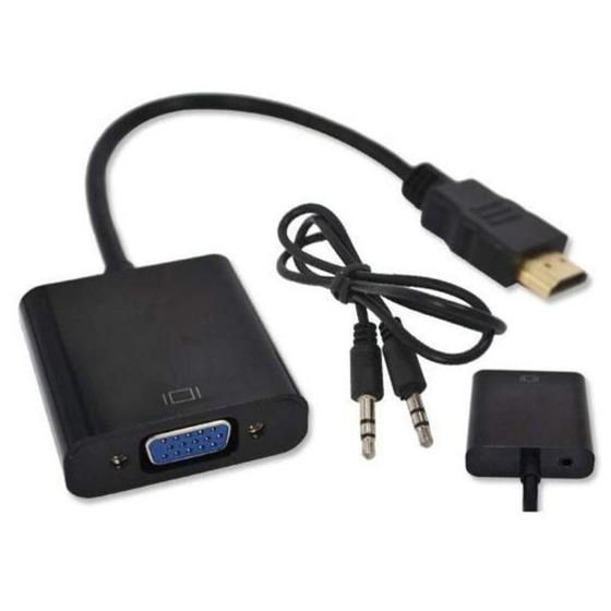 Imagem de Conversor HDMI p/VGA c/Audio  LEY-01 Lehmox