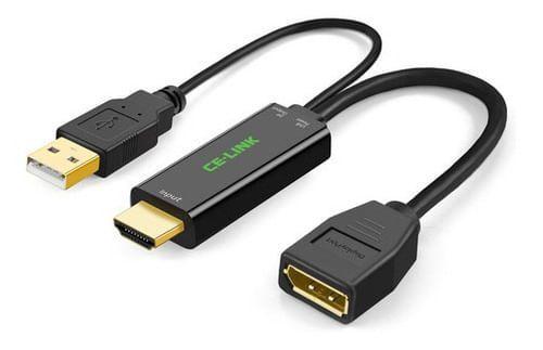 Imagem de Conversor HDMI Para DisplayPort 4k 1080p com USB