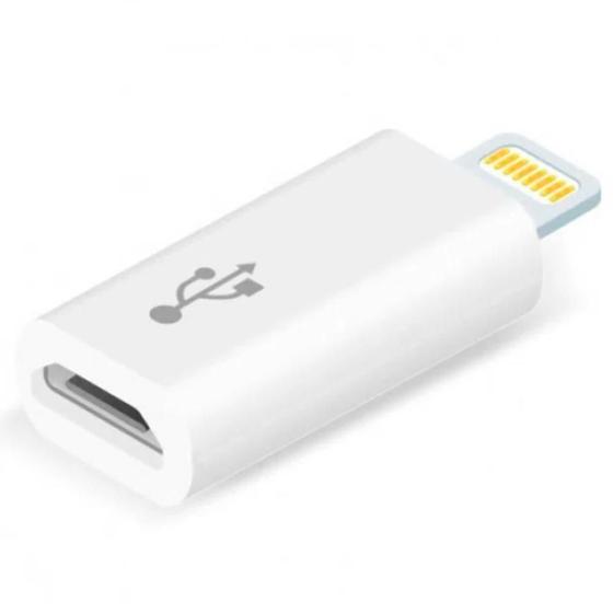 Imagem de Conversor Lightning para Micro USB - Compatível com iPhone, iPad e iPod - Comtac 9282
