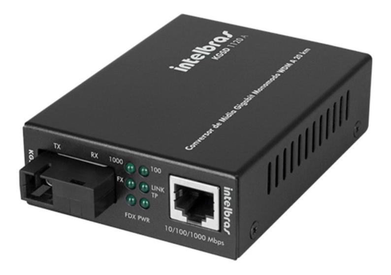 Imagem de Conversor  Mídia Ethernet Kgsd 1120 A Intelbras