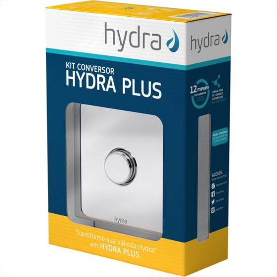 Imagem de Conversor Para Valvula De Descarga Hydra Max Para Hydra Plus Com Kit Cromado 4916.C.Plus