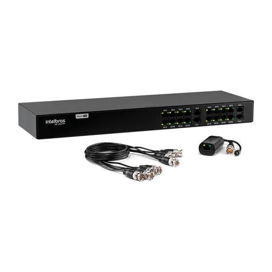 Imagem de Conversor Power Balun Intelbras Com 16 Canais CFTV  VB 1016 WP