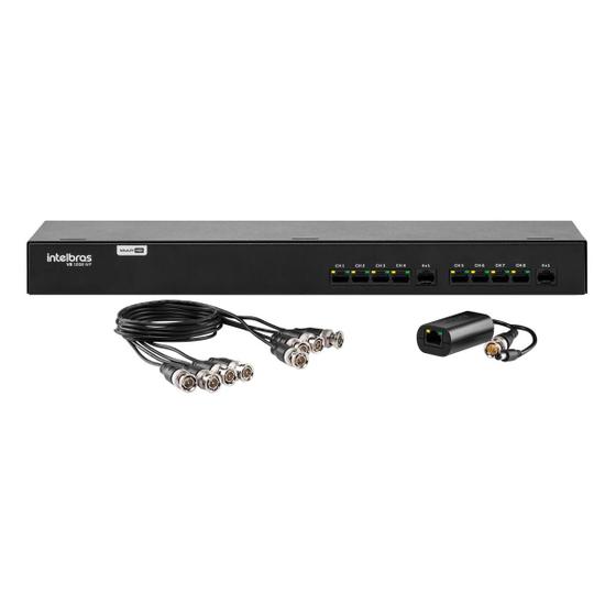Imagem de Conversor Power Balun Intelbras Com 8 Canais CFTV  VB 1008 WP