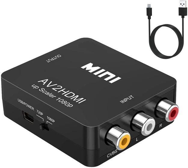 Imagem de Conversor RCA para HDMI GOXMGO Mini Composite AV para HDMI