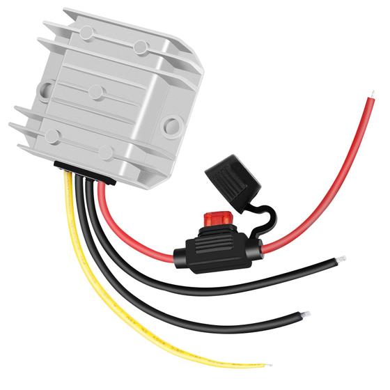 Imagem de Conversor Redutor DC-DC YAXIGE 90W 10A 9V - À Prova D'Água com Fusível