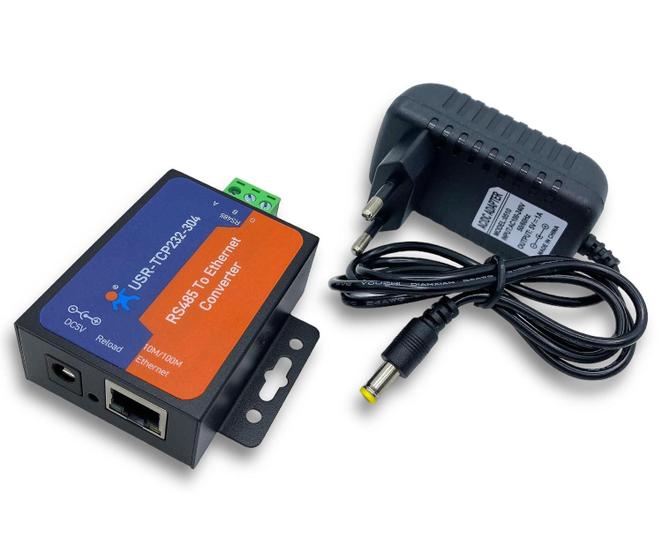Imagem de Conversor Rs485 Para Ethernet Tcp Ip USR-TCP232-304 Dns