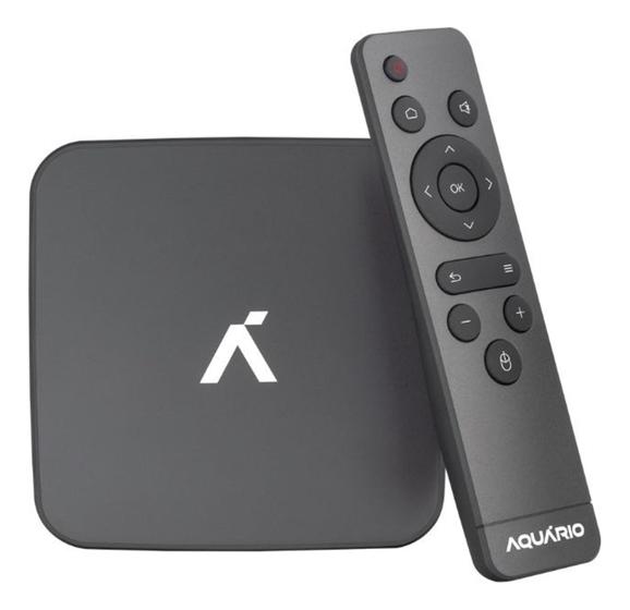 Imagem de Conversor Smart TV Box Full Hd 4K Aquário STV-3000 Plus Android 16GB 2GB Ram Bivolt