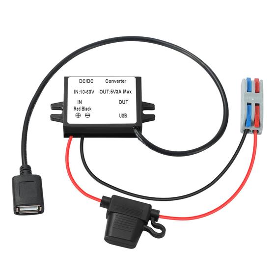 Imagem de Conversor Step Down Mzhou DC 10-60V para 5V 3A 15W IP67