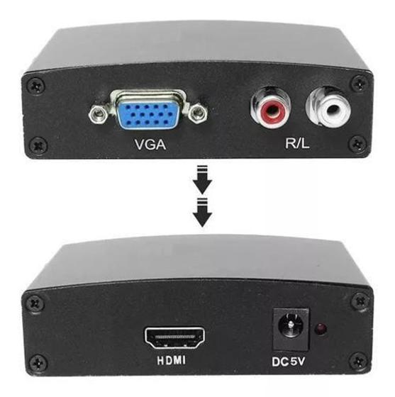 Imagem de Conversor Vga+Áudio R/L Para Hdmi It-Blue Le-4112 - It Blue