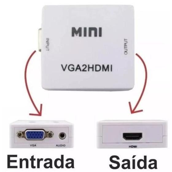 Imagem de Conversor VGA para HDMI LE-4114